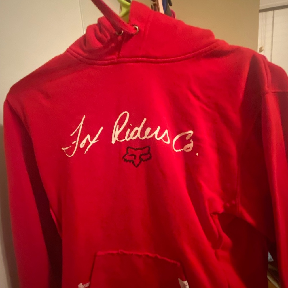 Red fox racing hoodie